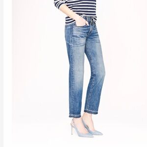 Premium Point Sur  JCrew Denim - front seam / button front Jeans